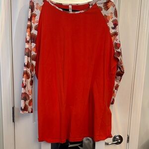 Turkey Long Sleeve Top Holiday Thanksgiving